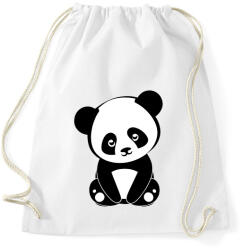printfashion Panda - Sportzsák, Tornazsák - Fehér (13862491)