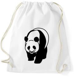 printfashion Panda - Sportzsák, Tornazsák - Fehér (437192)