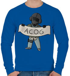 printfashion ACOG - Férfi pulóver - Királykék (1292342)