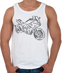 printfashion cbf1000 - Férfi atléta - Fehér (2894347)