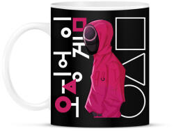 printfashion Squid game -nyerd meg az életed 03 - Bögre - Fekete (5515524)