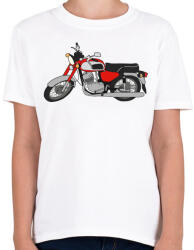 printfashion Jawa 350 - Gyerek póló - Fehér (5099374)