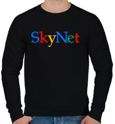 printfashion Skynet - Férfi pulóver - Fekete (7576797)