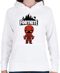 printfashion Fortnite Hybrid - Női kapucnis pulóver - Fehér (1834186)