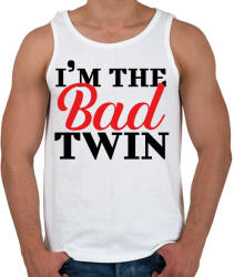 printfashion I'm the bad twin - Férfi atléta - Fehér (7011372)