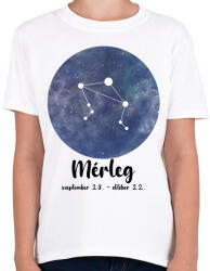 printfashion Mérleg - Gyerek póló - Fehér (7473802)