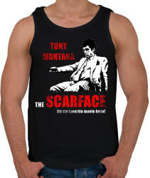 printfashion scarface - Férfi atléta - Fekete (1914293)