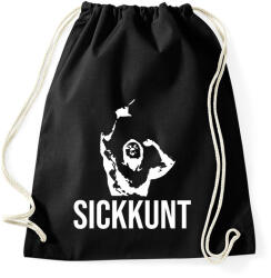 printfashion Zyzz - Sickkunt - Sportzsák, Tornazsák - Fekete (7210179)
