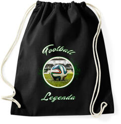 printfashion football legenda - Sportzsák, Tornazsák - Fekete (1636771)