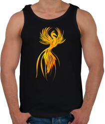 printfashion Főnix - Férfi atléta - Fekete (15576888)