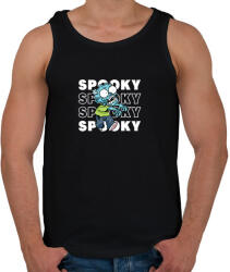 printfashion Spooky Halloween Zombie - Férfi atléta - Fekete (14245978)