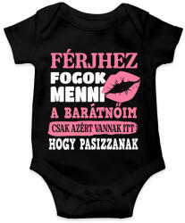 printfashion Férjhez fogok menni. . - Baba Body - Fekete (16521697)