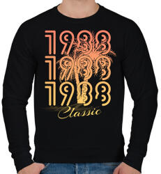 printfashion 1988 - Férfi pulóver - Fekete (12233208)