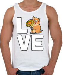 printfashion Love Quokka - Férfi atléta - Fehér (13930735)