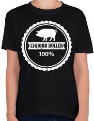 printfashion Böllérek gyöngye - Gyerek póló - Fekete (2149313)