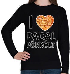 printfashion I love Pacal pörkölt - Női pulóver - Fekete (10852227)