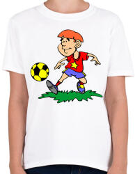 printfashion Foci - Gyerek póló - Fehér (14841712)