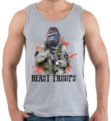 printfashion Gorilla hadsereg - Férfi atléta - Sport szürke (31247)