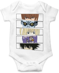 printfashion Death Note - Szemek - Baba Body - Fehér (6567844)