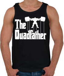 printfashion The quadfather - Férfi atléta - Fekete (2063047)