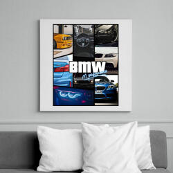 printfashion BMW 4 life - Vászonkép - Fehér (6639565)