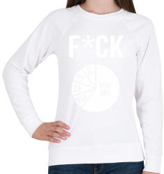 printfashion Fuck - Női pulóver - Fehér (13386174)