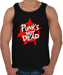 printfashion Punk's not dead - Férfi atléta - Fekete (16804678)