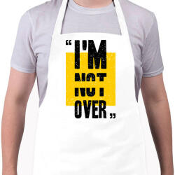 printfashion Im not over - Kötény - Fehér (4915788)