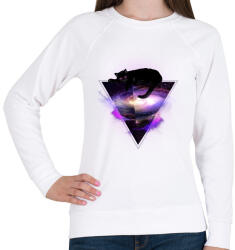 printfashion King of the known universe - Női pulóver - Fehér (225486)