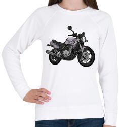 printfashion Honda Cb 500 y pc32szürke - Női pulóver - Fehér (2906646)