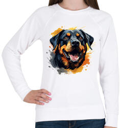printfashion rottweiler - Női pulóver - Fehér (16437328)