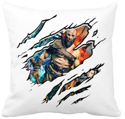printfashion God Of War - Párnahuzat, Díszpárnahuzat - Fehér (2856780)