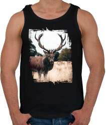 printfashion Szarvas - Férfi atléta - Fekete (4597520)