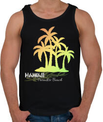 printfashion Hawaii paradise beach - Férfi atléta - Fekete (4237480)