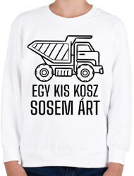 printfashion Egy kis kosz - Gyerek pulóver - Fehér (16169683)