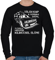 printfashion BMW for life - Férfi pulóver - Fekete (1803572)
