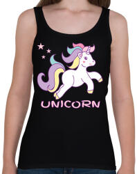 printfashion unikornis - Női atléta - Fekete (6030524)