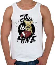 printfashion Ez az enyém! - Férfi atléta - Fehér (287258)
