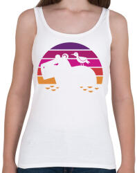 printfashion Capybara retro - Női atléta - Fehér (13587468)