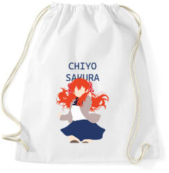 printfashion Gekkan shoujo nozaki-kun - Chiyo Sakura - Sportzsák, Tornazsák - Fehér (6567108)
