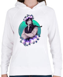 printfashion DarylD - Női kapucnis pulóver - Fehér (1181463)