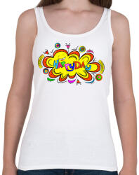 printfashion Nyár - Női atléta - Fehér (5153173)