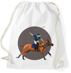 printfashion Lovaspóló - Sportzsák, Tornazsák - Fehér (6320624)