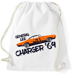 printfashion Dodge Charger '69 - General Lee - Sportzsák, Tornazsák - Fehér (7592567)