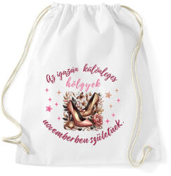 printfashion Szülinap november hölgyeknek - Sportzsák, Tornazsák - Fehér (16851871)