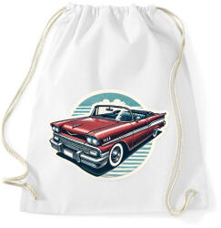 printfashion Klasszikus Autó - Sportzsák, Tornazsák - Fehér (16714924)