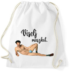 printfashion Viselj maszkot - Sportzsák, Tornazsák - Fehér (2991071)