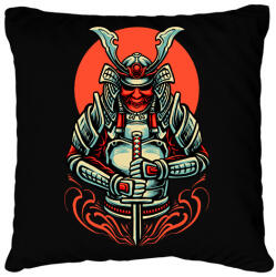 printfashion samurai - Párnahuzat, Díszpárnahuzat - Fekete (13736503)