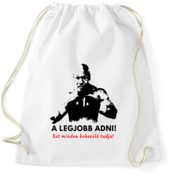 printfashion A legjobb adni - Sportzsák, Tornazsák - Fehér (1693170)