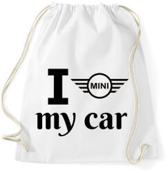 printfashion I love my car - Sportzsák, Tornazsák - Fehér (10643340)